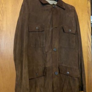 Suede men jacket